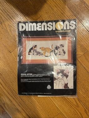 Dimensions Playful Kittens Embroidery Kit